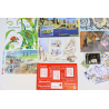 FRANCE LOT DE TIMBRES-POSTE ET DE BLOCS-FEUILLET DE 2017 NEUFS** FACIALE 89€