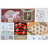 FRANCE LOT DE TIMBRES-POSTE ET DE BLOCS-FEUILLET DE 2018 NEUFS** FACIALE 153€