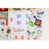 FRANCE LOT DE TIMBRES-POSTE ET DE BLOCS-FEUILLET DE 2018 NEUFS** FACIALE 153€