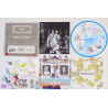 FRANCE LOT DE TIMBRES-POSTE ET DE BLOCS-FEUILLET DE 2019 NEUFS** FACIALE 106€