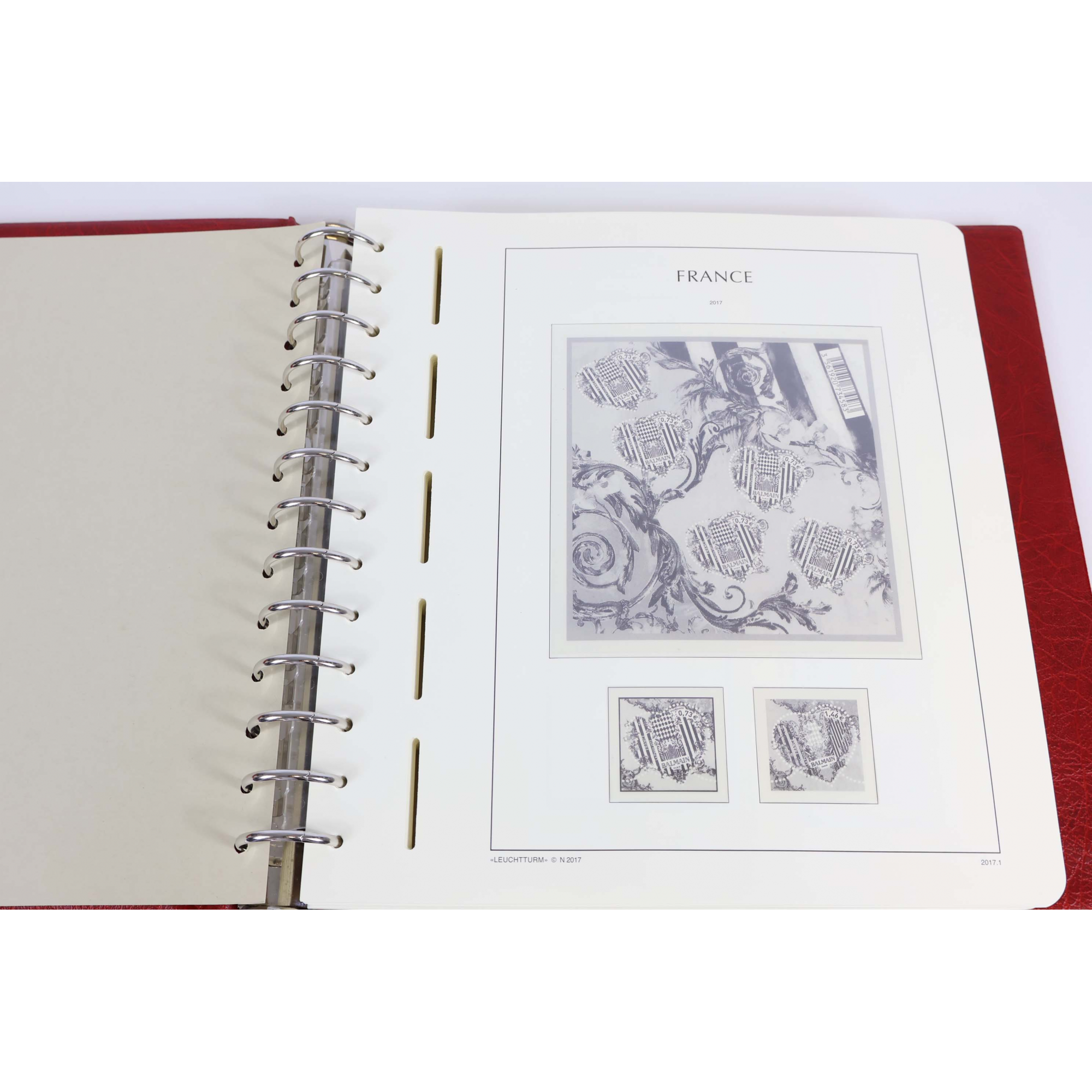 CLASSEUR HAUT DE GAMME LEUCHTTURM POUR COLLECTION DE FRANCE DE 2017 À 2019