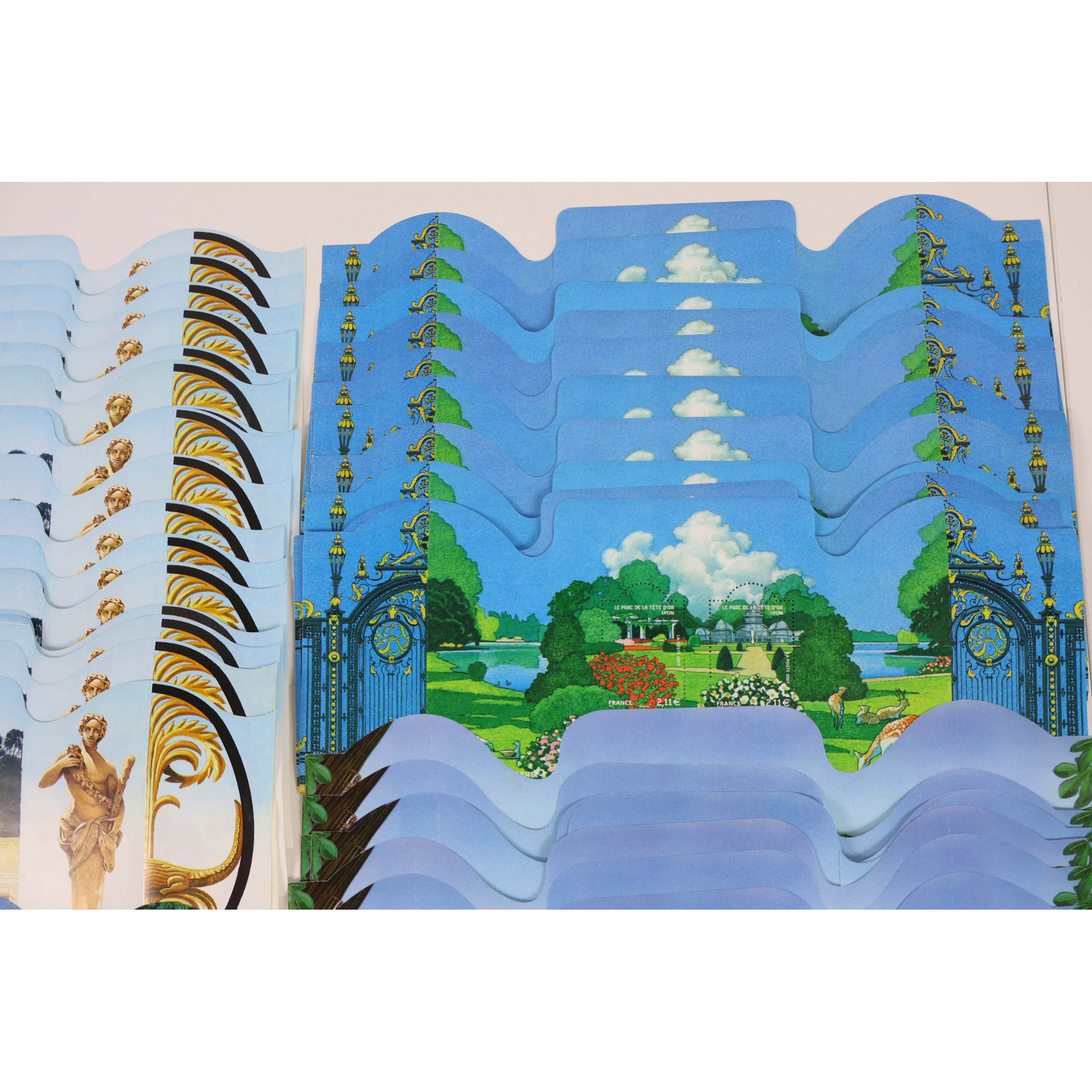 LOT BLOCS DE TIMBRES ENTRE 1.98€ ET 2.18€ AVEC DÉFAUTS POUR AFFRANCHIR VF 250.8€