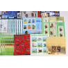 LOT BLOCS FEUILLETS TIMBRES EN EUROS AVEC DÉFAUTS POUR AFFRANCHIR, FACIALE 237€