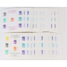 LOT BLOCS FEUILLETS TIMBRES EN EUROS AVEC DÉFAUTS POUR AFFRANCHIR, FACIALE 167€