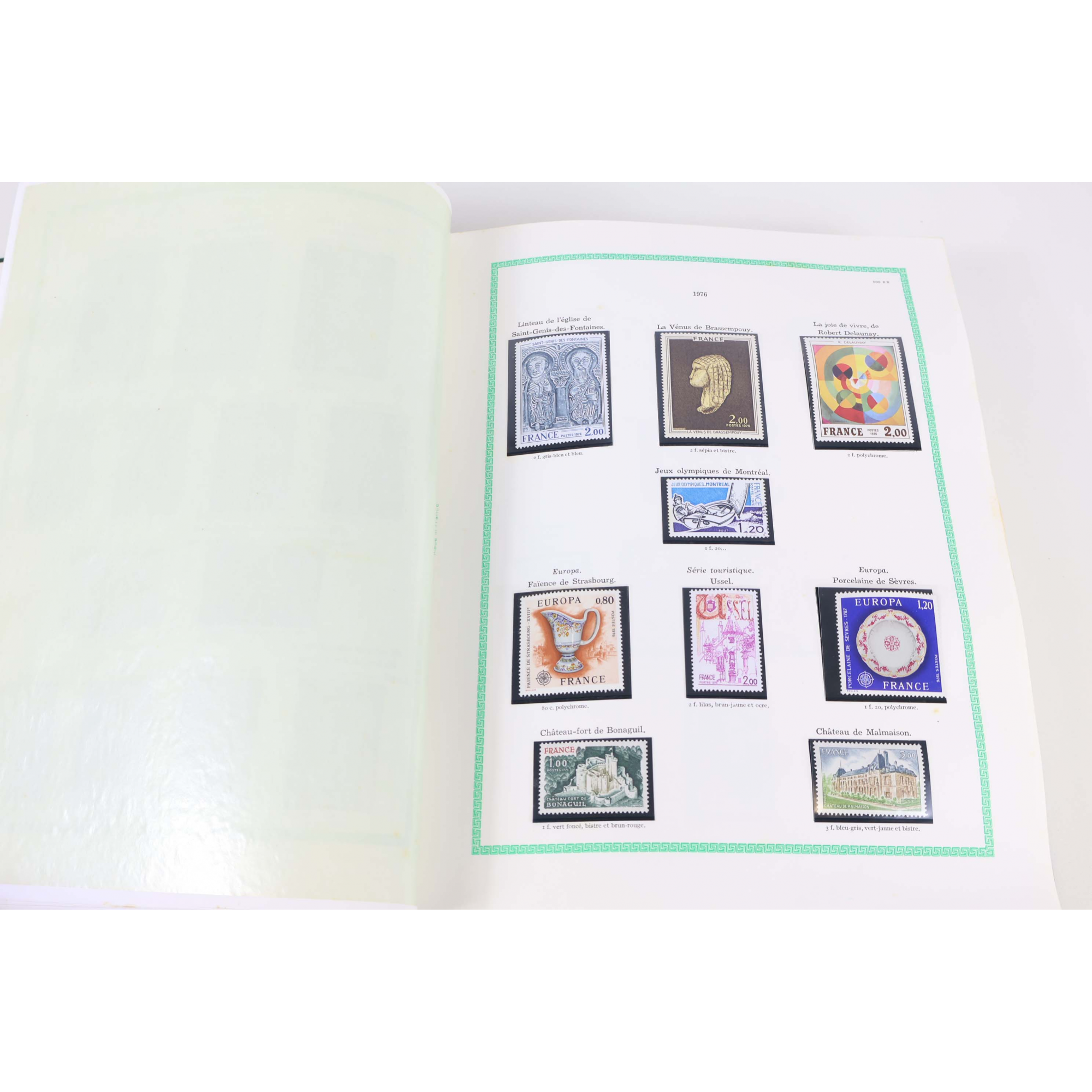 COLLECTION DE FRANCE DE 1969 À 1996 TIMBRES NEUFS CLASSEUR YT GROSSE FACIALE