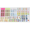 LOT DE 200 TIMBRES AUTOADHÉSIFS LETTRES 20G VP FRANCE, CARNETS POUR AFFRANCHIR