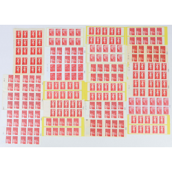 LOT DE 242 TIMBRES AUTOADHÉSIFS LETTRES 20G VP FRANCE , CARNETS POUR AFFRANCHIR
