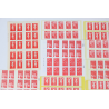 LOT DE 242 TIMBRES AUTOADHÉSIFS LETTRES 20G VP FRANCE , CARNETS POUR AFFRANCHIR