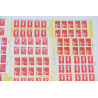 LOT DE 242 TIMBRES AUTOADHÉSIFS LETTRES 20G VP FRANCE , CARNETS POUR AFFRANCHIR
