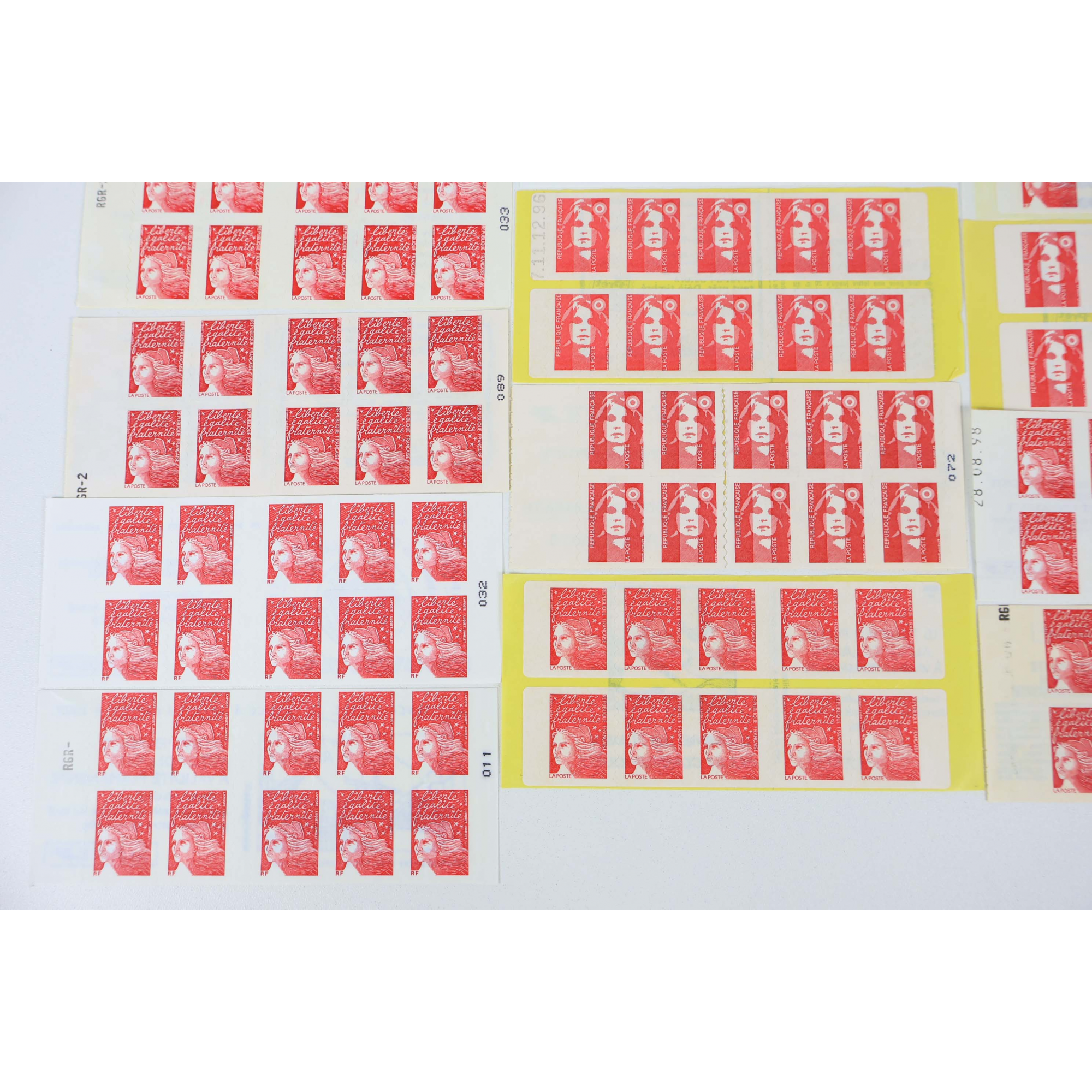 LOT DE 242 TIMBRES AUTOADHÉSIFS LETTRES 20G VP FRANCE , CARNETS POUR AFFRANCHIR