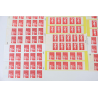 LOT DE 242 TIMBRES AUTOADHÉSIFS LETTRES 20G VP FRANCE , CARNETS POUR AFFRANCHIR