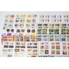 LOT DE 412 TIMBRES AUTOADHÉSIFS LETTRES VERTES 20G VP FRANCE POUR AFFRANCHIR