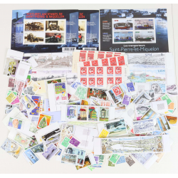 SAINT PIERRE ET MIQUELON, LOT TIMBRES ET BLOCS EN EUROS, NEUFS** FACIALE 171,9€