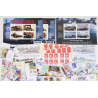 SAINT PIERRE ET MIQUELON, LOT TIMBRES ET BLOCS EN EUROS, NEUFS** FACIALE 171,9€