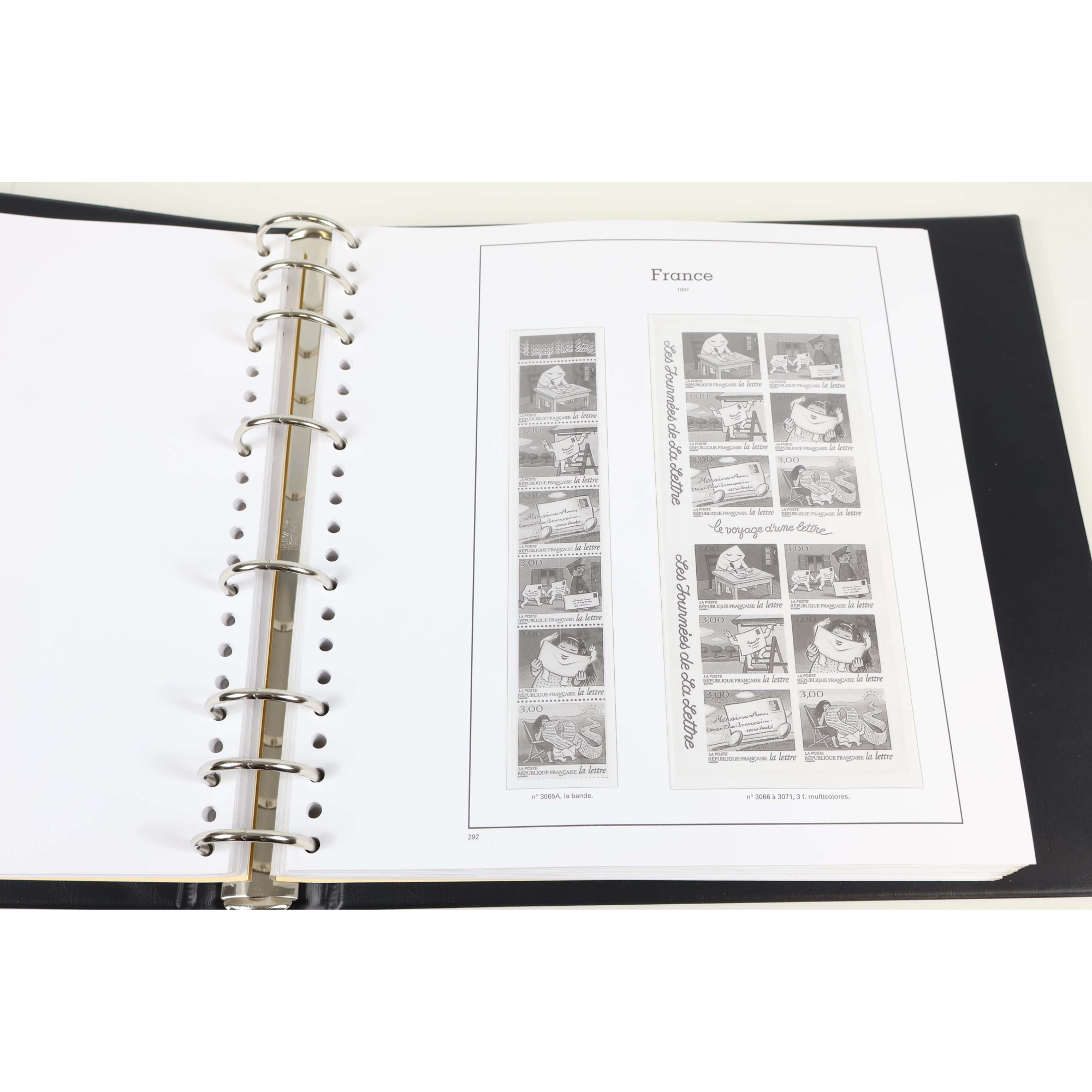 CLASSEUR YVERT ET TELLIER SUPRA POUR LA COLLECTION TIMBRES DE FRANCE 1995-2001