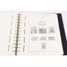 CLASSEUR LEUCHTTURM POUR RANGER COLLECTION DE TIMBRES DE FRANCE DE 1980 À 1989