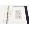 CLASSEUR LEUCHTTURM POUR RANGER COLLECTION DE TIMBRES DE FRANCE DE 1980 À 1989