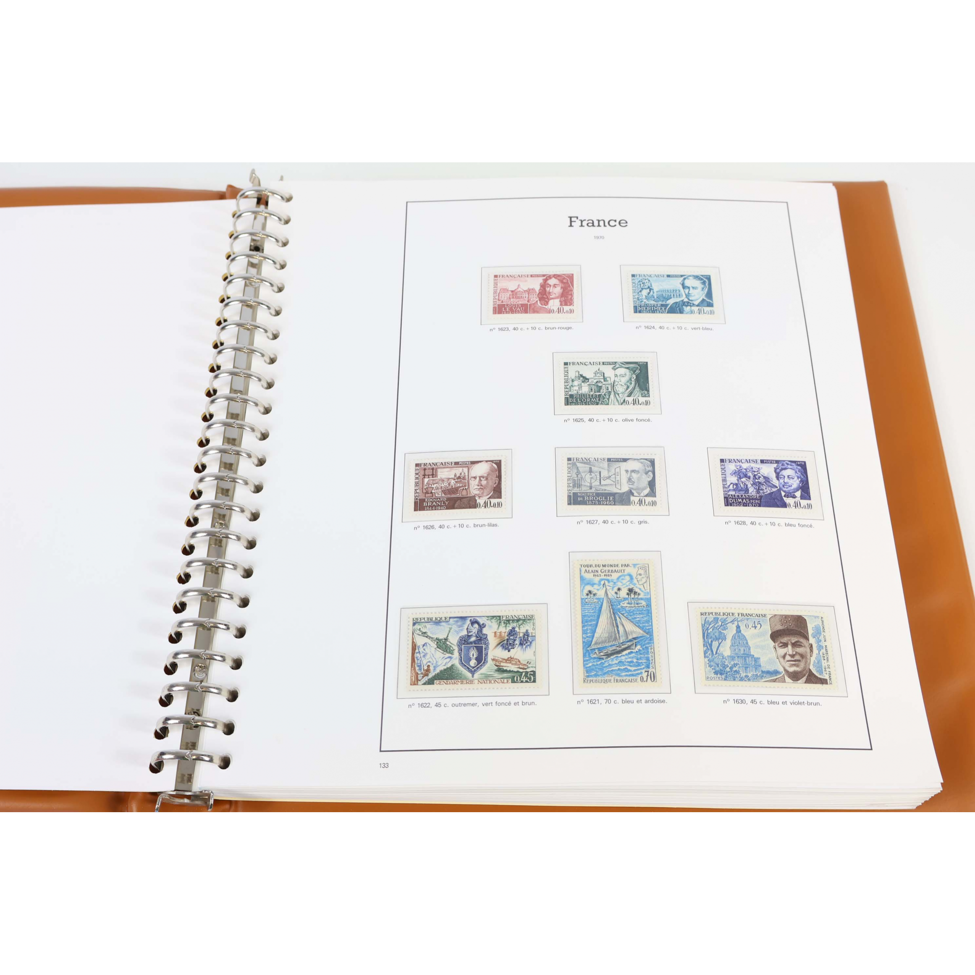 COLLECTION TIMBRES DE FRANCE DE 1970 À 1978 NEUFS** DANS ALBUM YVERT ET TELLIER