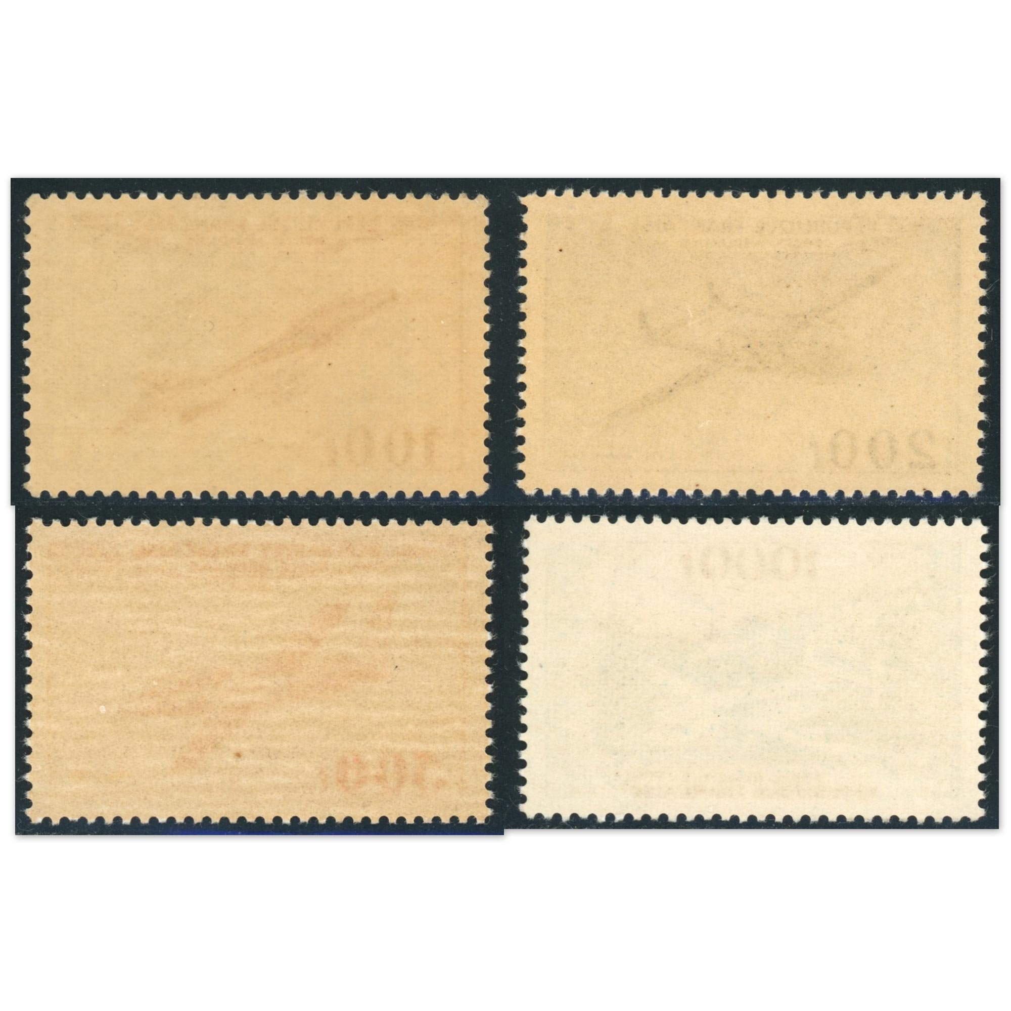 FRANCE POSTE AÉRIENNE N°30 À 33 SÉRIE COMPLÈTE TIMBRES NEUFS** BELLE QUALITÉ