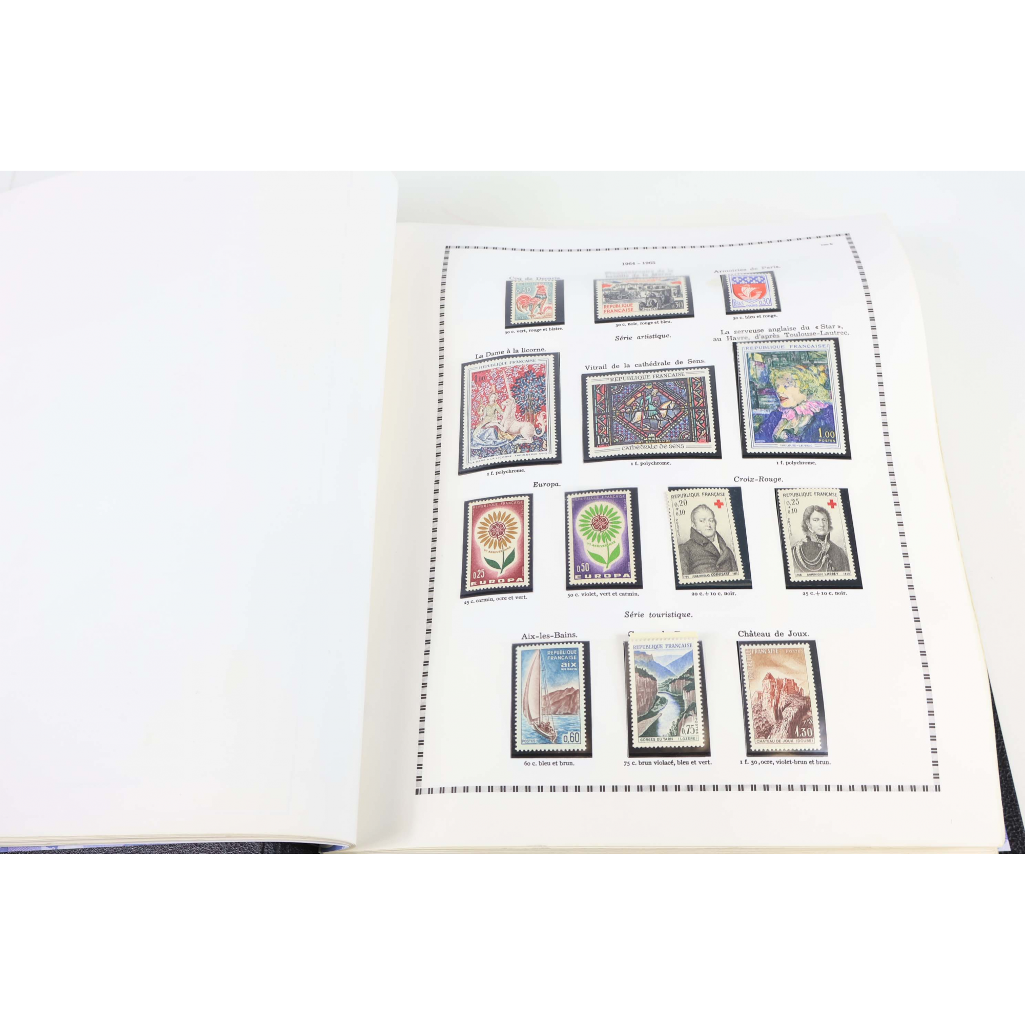 COLLECTION TIMBRES DE FRANCE DE 1960 À 1979 NEUFS** DANS ALBUM YVERT ET TELLIER