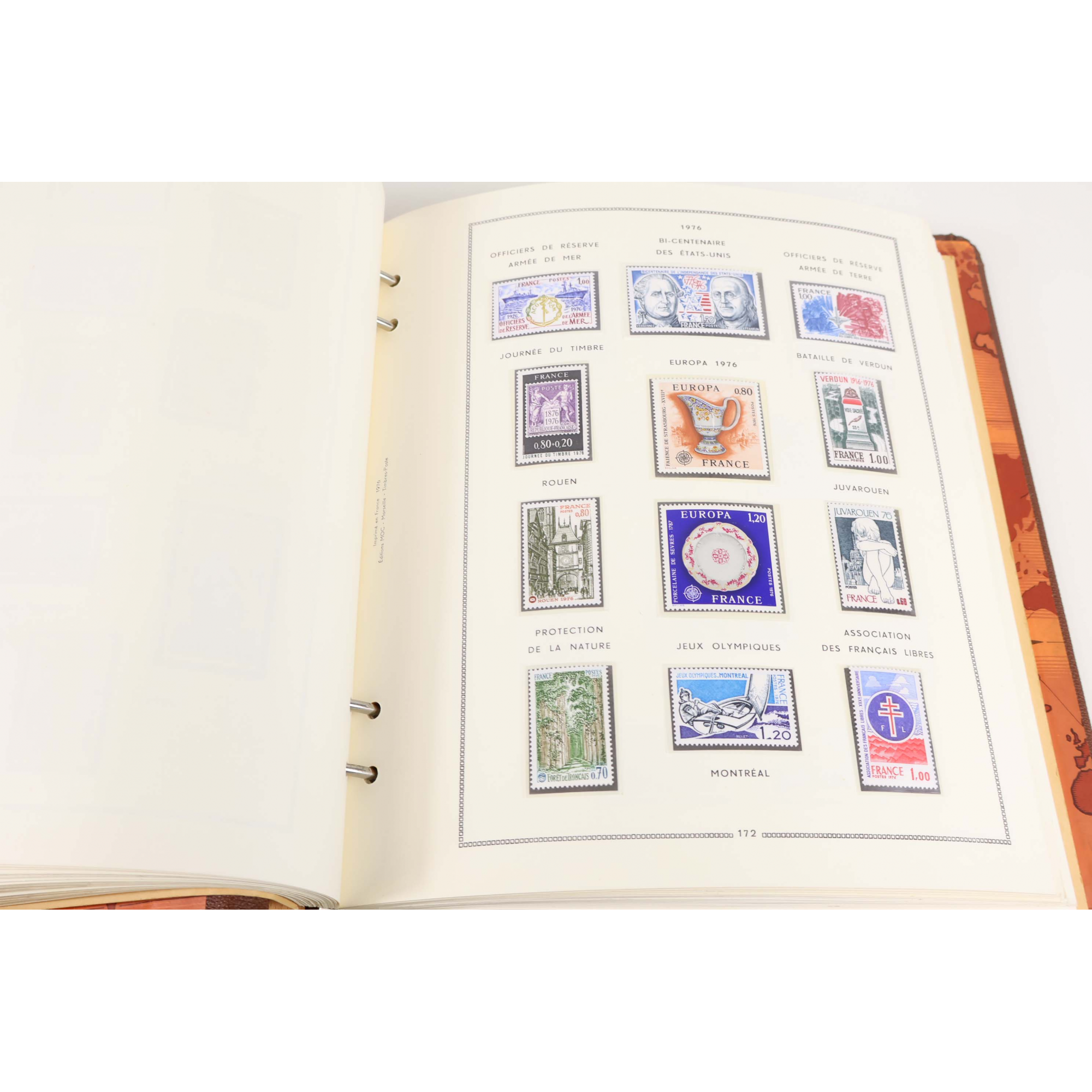COLLECTION TIMBRES FRANCE DE 1960 À 1979 NEUFS** DANS UN ALBUM MOC JUSQU'À 1993