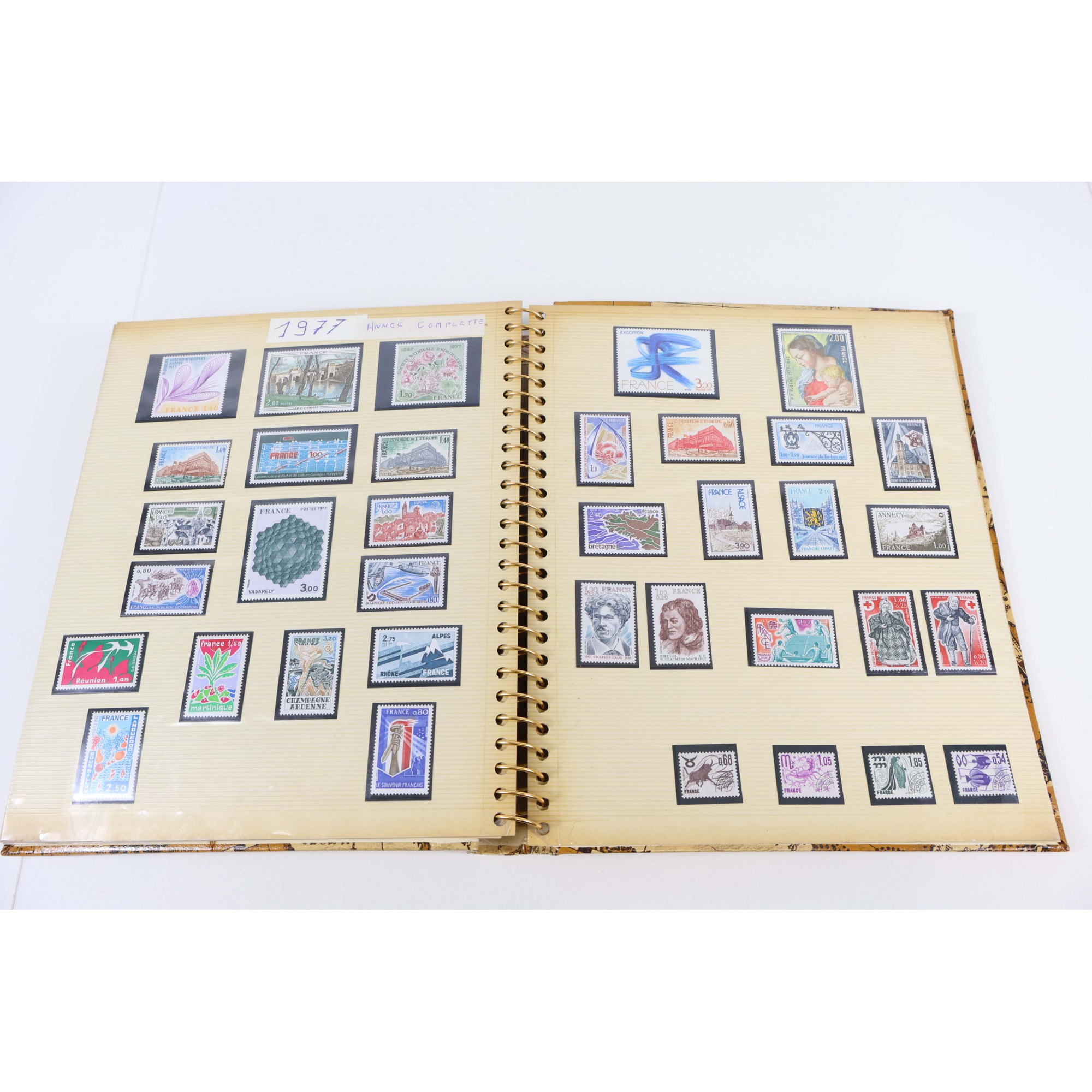 COLLECTION 6 ALBUMS TIMBRES FRANCE ENTRE 1953 ET 1997 MAJORITÉ NEUFS** VF 646€