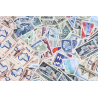 LOT DE 1000 TIMBRES FRANCE NEUFS AFFRANCHISSEMENT 0,20 FRANCS, SOUS FACIALE