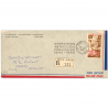 TAAF TIMBRE PA N°1 RARE 22 JUIN 1950 OBL TERRE ADÉLIE AVEC CERTIFICAT FOURCAULT