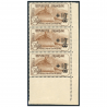 FRANCE BANDE DE 3 TIMBRES N°167 2E ORPHELIN COTE 210€ BELLE QUALITÉ AVEC BDF