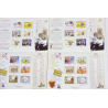 FRANCE LOT DE 11 COLLECTORS AUTOADHÉSIFS POUR AFFRANCHIR 84 LETTRES VERTES 20G