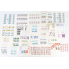 MONACO STOCK DE BLOCS-FEUILLETS ET CARNETS MODERNES FACIALE 234€ PETITE ROUSSEUR