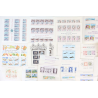 MONACO STOCK DE BLOCS-FEUILLETS ET CARNETS MODERNES FACIALE 234€ PETITE ROUSSEUR