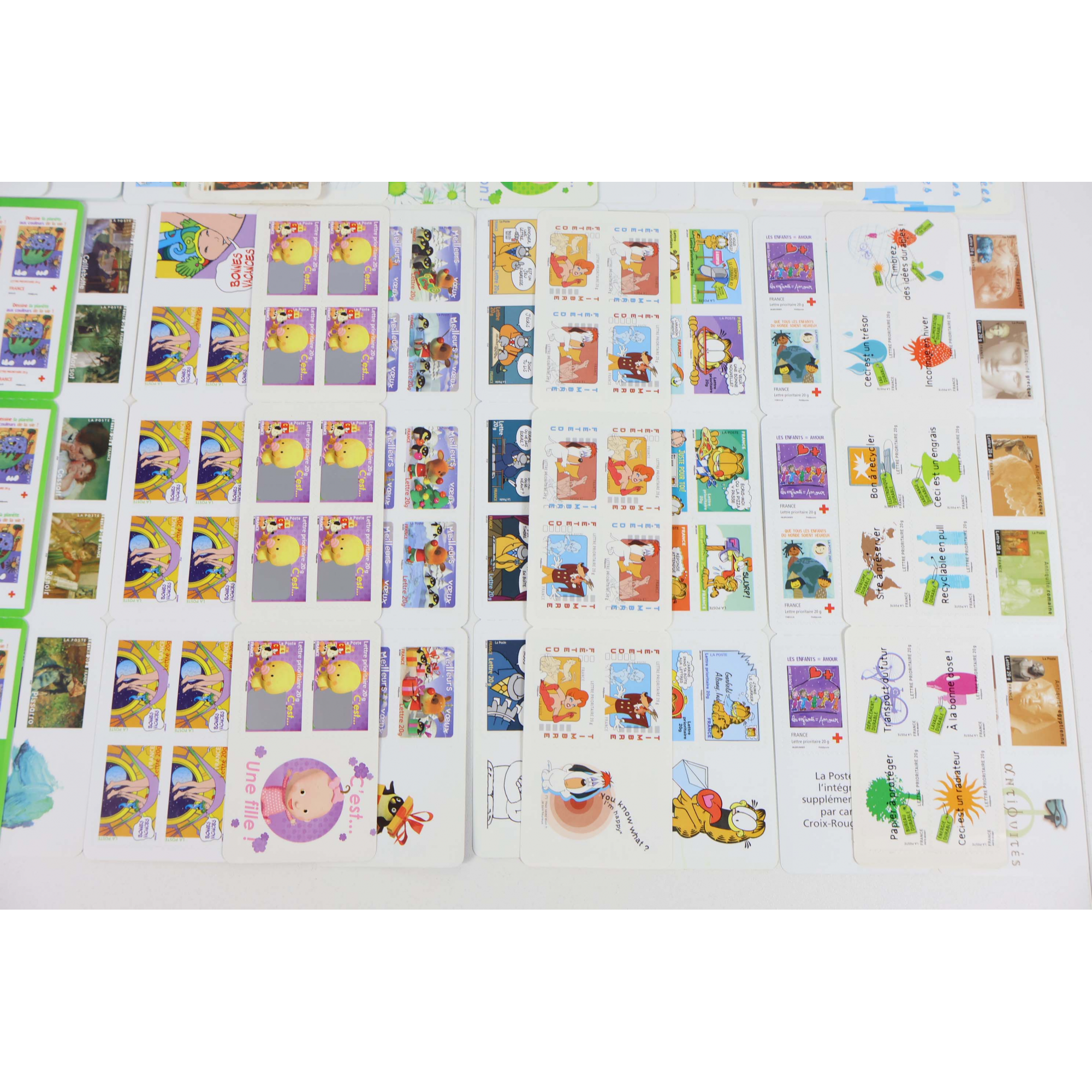 LOT DE 500 TIMBRES AUTOADHÉSIFS LETTRES 20G VP FRANCE, CARNETS POUR AFFRANCHIR