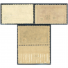 FRANCE 2E ORPHELIN N°167 À 169 TIMBRES NEUFS** COTE 505€ 5FFR BORD DE FEUILLE