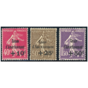 FRANCE CAISSE D\'AMORTISSEMENT N°266 À 268 TIMBRES NEUFS ANNÉE 1930 COTE 300€