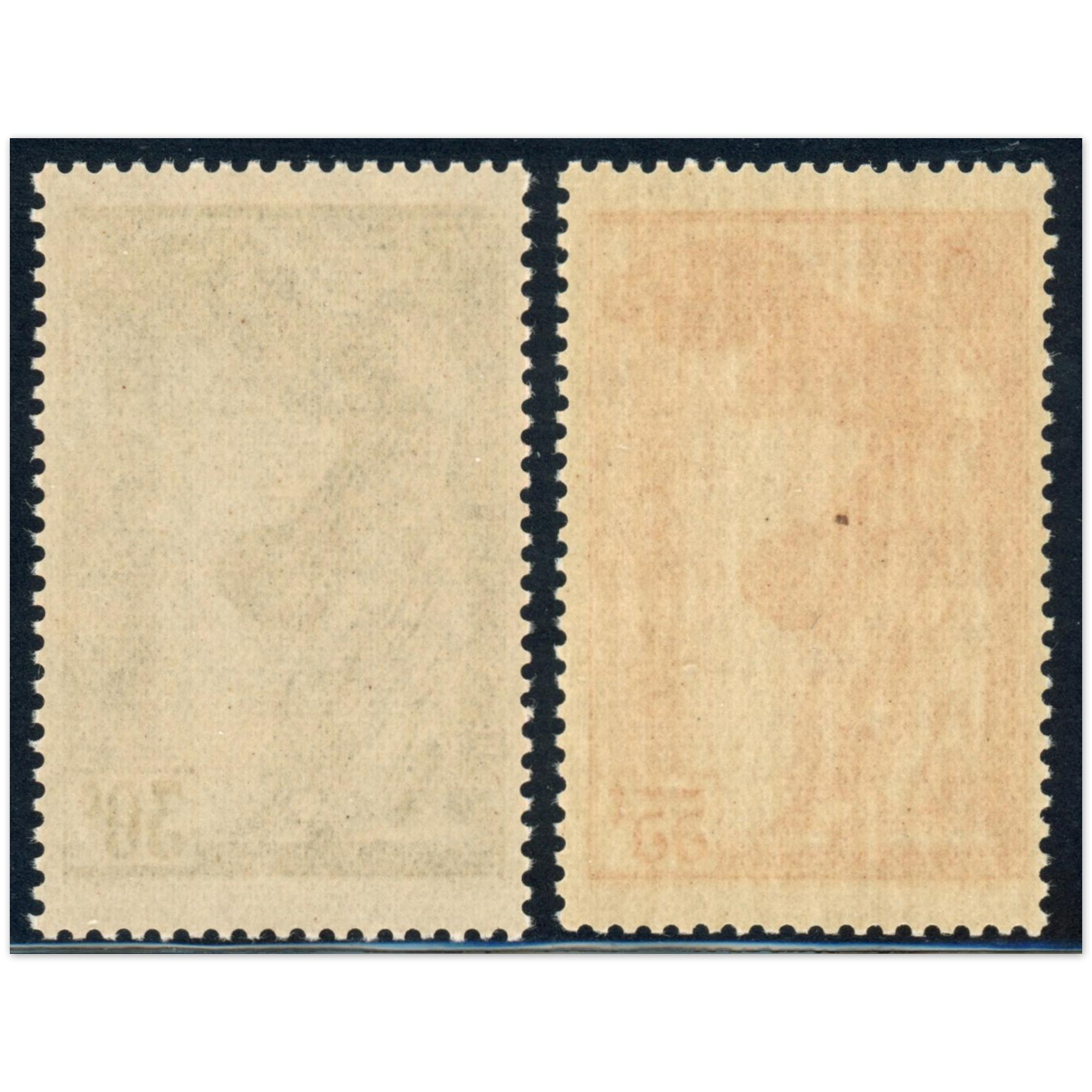 FRANCE N°354 ET 355 VICTOIRES SAMOTHRACES TIMBRES NEUFS** COTE 420€ ANNÉE 1937