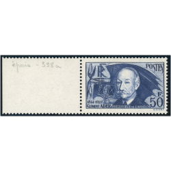 FRANCE N°398a CLEMENT ADER TIMBRE NEUF** ANNÉE 1938 COTE 180€ BORD DE FEUILLE