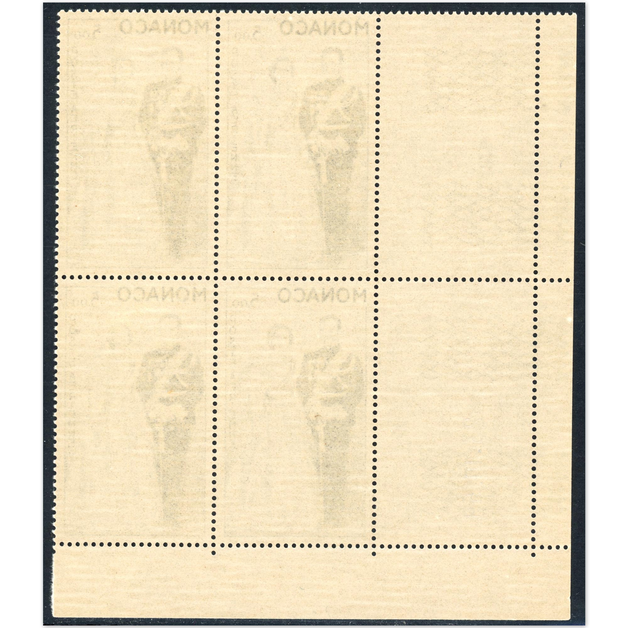 MONACO COIN DATÉ POSTE AÉRIENNE N°76 TIMBRES NEUFS** "COUPLE PRINCIER" BELLE COTE