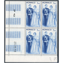 MONACO COIN DATÉ POSTE AÉRIENNE N°76 TIMBRES NEUFS** "COUPLE PRINCIER" BELLE COTE
