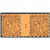 MONACO MILLÉSIME N°18 TIMBRES NEUFS "50c lilas brun sur orange" COTE 900€