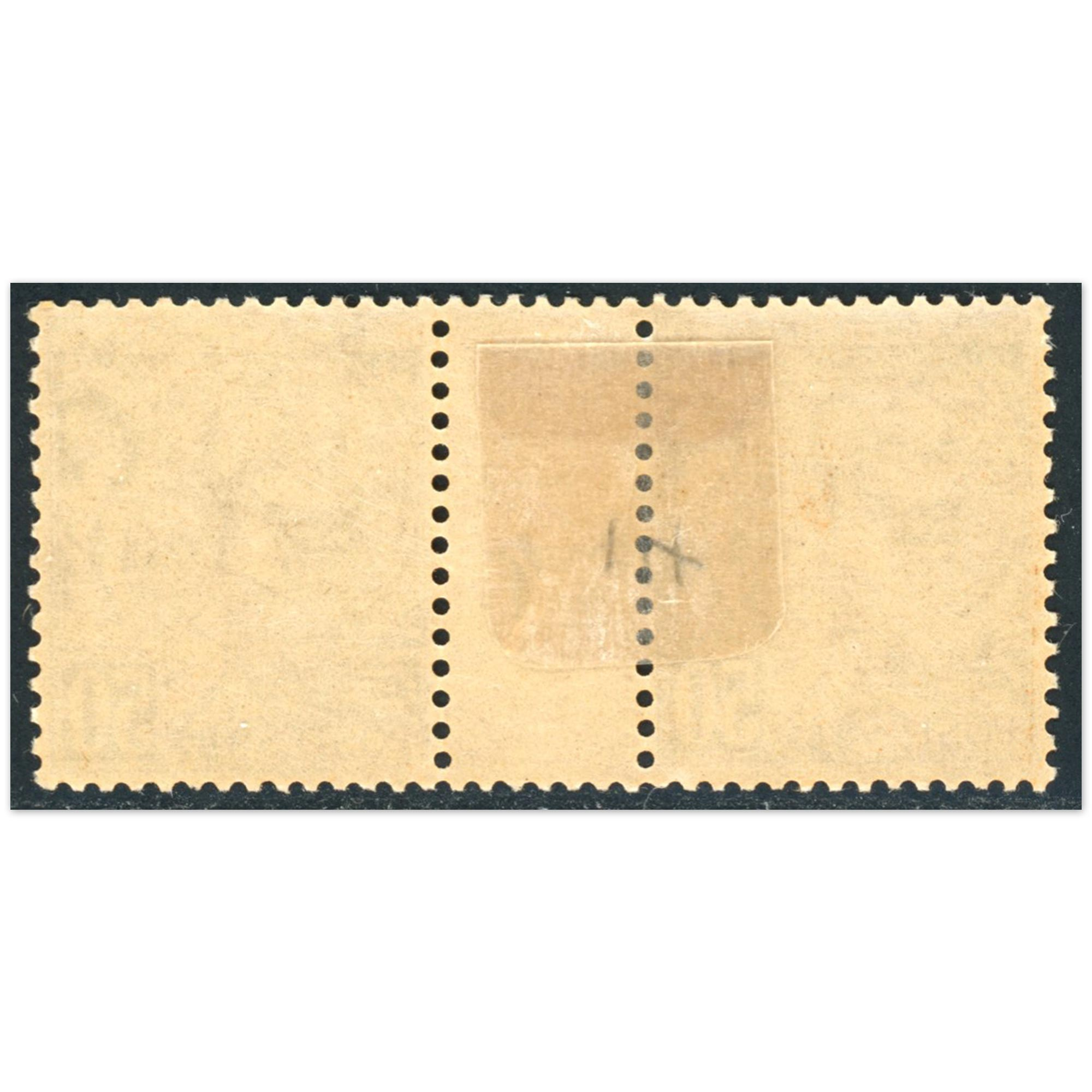 MONACO MILLÉSIME N°18 TIMBRES 50c lilas brun sur orange COTE 800€ BELLE QUALITÉ