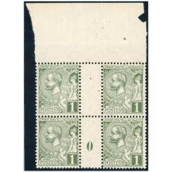 MONACO MILLÉSIME N°11 TIMBRES NEUFS** "1c olive" COTE 125€ BELLE QUALITÉ