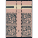 MONACO MILLÉSIME N°17 TIMBRES NEUFS** "40c violet noir sur rose crevette" COTE 700€