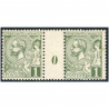 MONACO MILLÉSIME N°11 TIMBRES NEUFS** "1c VERT-JAUNE" COTE 300€ BELLE QUALITÉ