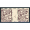 MONACO MILLÉSIME N°12 TIMBRES NEUFS "2C VIOLET PALE" COTE 325€ BELLE QUALITÉ
