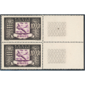 MONACO PAIRE POSTE AÉRIENNE N°44 TIMBRES NEUFS** COTE 200€ AVEC BORD DE FEUILLE