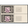 MONACO PAIRE POSTE AÉRIENNE N°44 TIMBRES NEUFS** COTE 200€ AVEC BORD DE FEUILLE