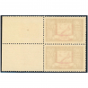 MONACO PAIRE POSTE AÉRIENNE N°44 TIMBRES NEUFS** COTE 200€ AVEC BORD DE FEUILLE