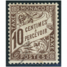 MONACO TAXE N°4 TIMBRE OBLITÉRÉ COTE 180€ ANNÉE 1905-1909 BELLE QUALITÉ