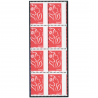 FEUILLE DE 8 TIMBRES MARIANNE PIQUAGE À CHEVAL N°3734 TIMBRES NEUFS QUALITÉ LUXE
